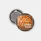 Pizza Pizzeria Design Magnet (Vorderseite/Rückseite)