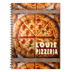 Pizza Pizzeria Design Notizblock