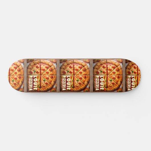 Pizza Pizzeria Design Skateboard (Horizontal)