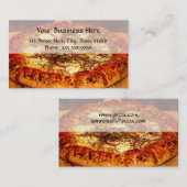 Pizza-Pizzeria-Visitenkarten Visitenkarte (Vorne/Hinten)
