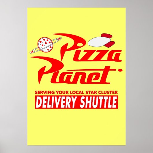 Pizza Planet Poster (Vorne)