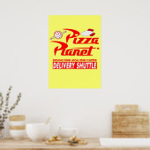 Pizza Planet Poster (Küche)