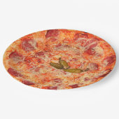 Pizza Plate Pappteller (Schrägansicht)