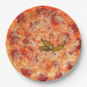 Pizza Plate Pappteller (Vorderseite)