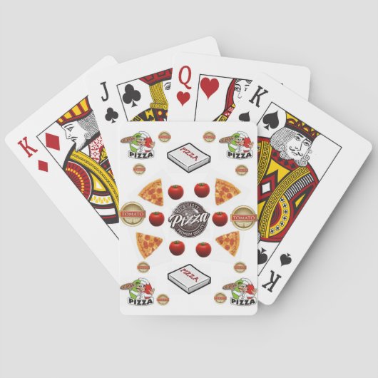 Pizza Playing Card Spielkarten (Rückseite)