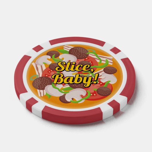 Pizza Pokerchips (Einzeln)