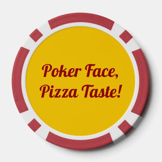 Pizza Pokerchips (Rückseite)