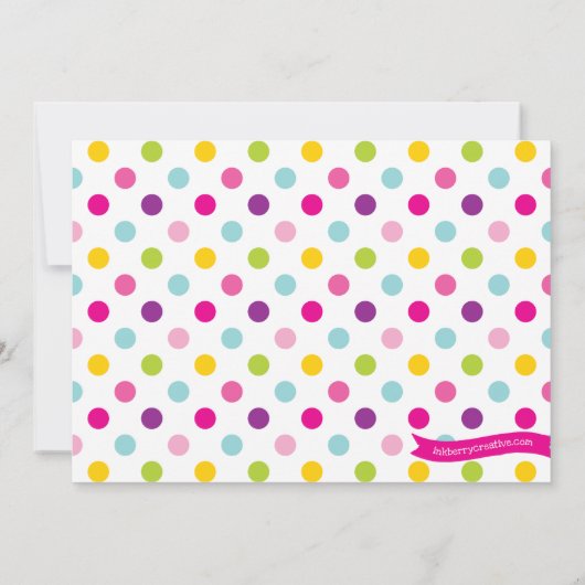 Pizza, Pool und Pajama Party Einladung (Rückseite)