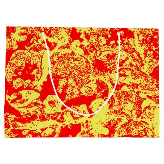 Pizza Pop Große Geschenktüte (Rückseite)