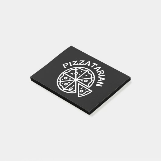 Pizza Post-it Klebezettel (angewinkelt)