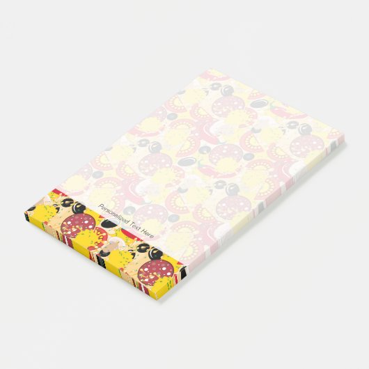 Pizza Post-it Klebezettel (angewinkelt)