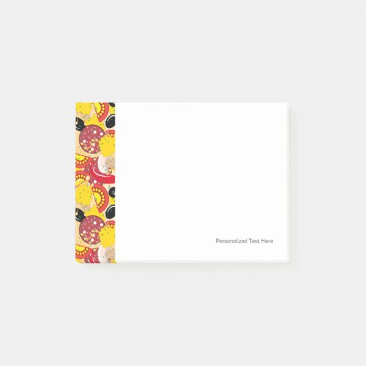 Pizza Post-it Klebezettel (Vorderseite)