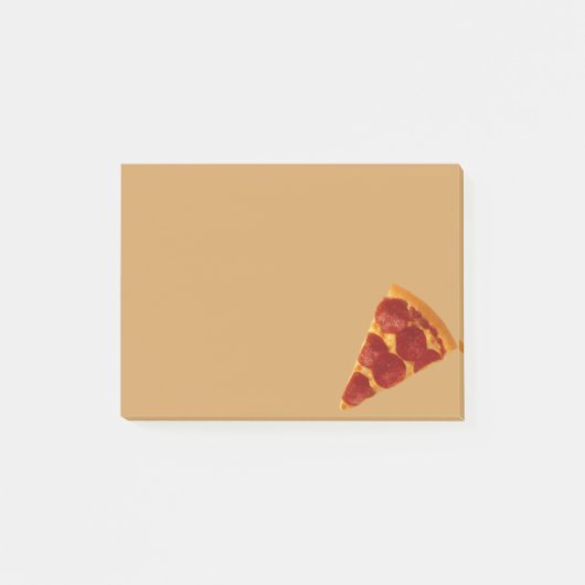 Pizza-Post-It Post-it Klebezettel (Vorderseite)