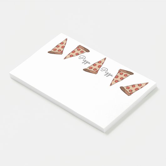Pizza-Post-Itanmerkungen Post-it Klebezettel (angewinkelt)