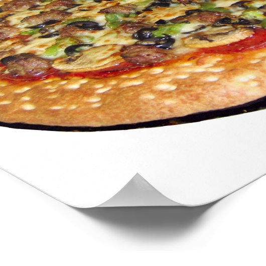 Pizza Poster (Ecke)