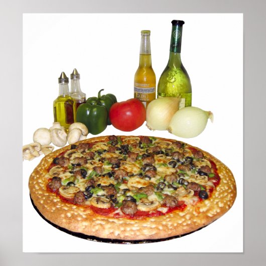 Pizza Poster (Vorne)