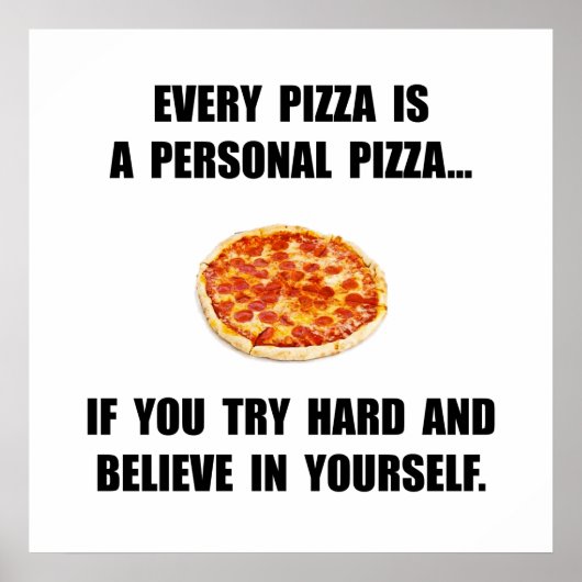 Pizza Poster (Vorne)