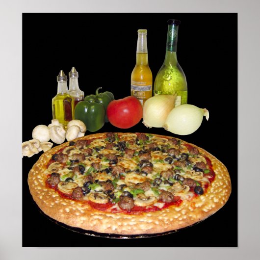 Pizza Poster (Vorne)