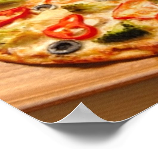 Pizza Poster (Ecke)