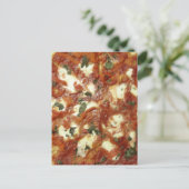 Pizza! Postkarte (Stehend Vorderseite)