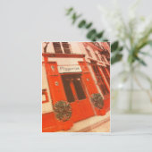 Pizza Postkarte (Stehend Vorderseite)