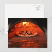 Pizza Postkarte (Vorne/Hinten)