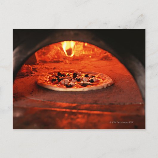Pizza Postkarte (Vorderseite)