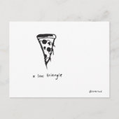 Pizza Postkarte (Vorderseite)