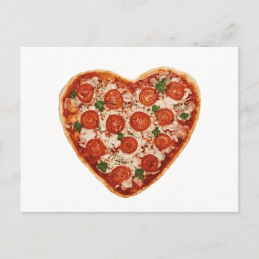 Pizza Postkarte (Vorderseite)