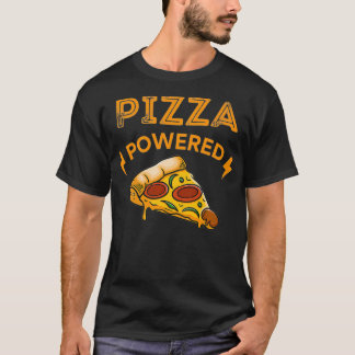 Pizza Powered Funny Premium T-Shirt