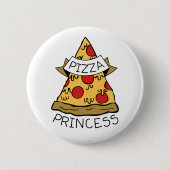 Pizza Princess Button (Vorderseite)