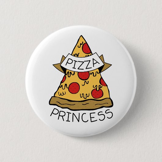 Pizza Princess Button (Vorderseite)