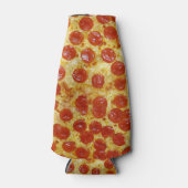 Pizza Print Insulflasche oder Dose Cooler Flaschenkühler (Vorderseite)
