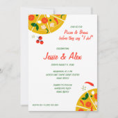 Pizza Probe Dinner Einladung (Vorderseite)