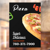 Pizza Promo Custom Window Cloning Fensteraufkleber (Blatt 2)
