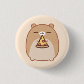 Pizza Psushi Knopf Button (Vorderseite)