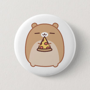 Pizza Psushi Knopf Button