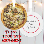Pizza Pub Romantische Weihnachten Ornament