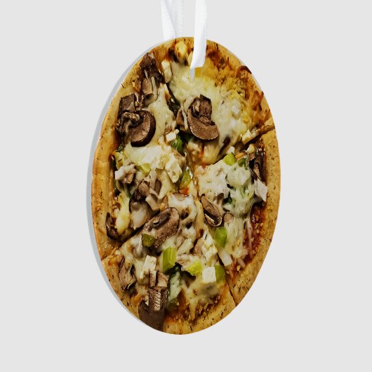 Pizza Pub Romantische Weihnachten Ornament (Vorderseite)