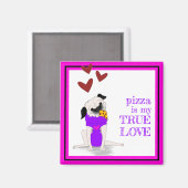 Pizza Pug: True Love Magnet (Vorderseite/Rückseite)