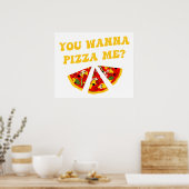 Pizza Pun Funny Food Poster (Küche)