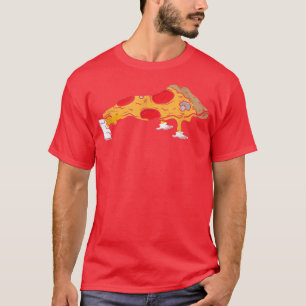 Pizza Push Ups, Bodybuilding Workout Gym Lift Musk T-Shirt