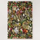 Pizza Puzzle Large (Vertikal)