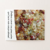 Pizza-Puzzle mit spanischem (español) Zitat. Puzzle (Horizontal)