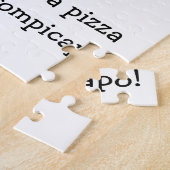 Pizza Puzzle with Funny Italian (Italiano) Quote (Seite)