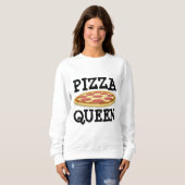 PIZZA QUEEN LADIES FUNNY T - Shirt (Vorne ganz)