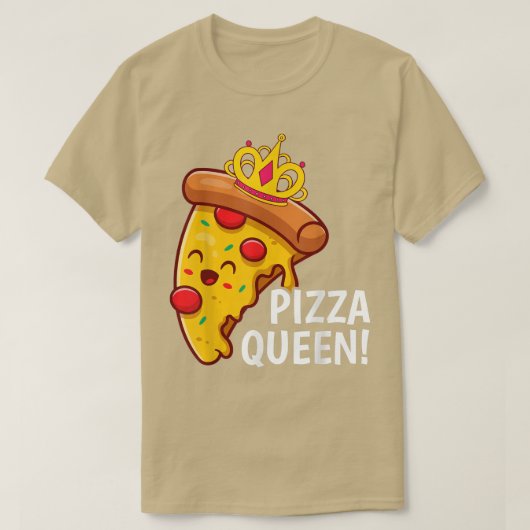 Pizza Queen Niedlich Pizza Lover Junk Food Squad F T-Shirt (Design vorne)
