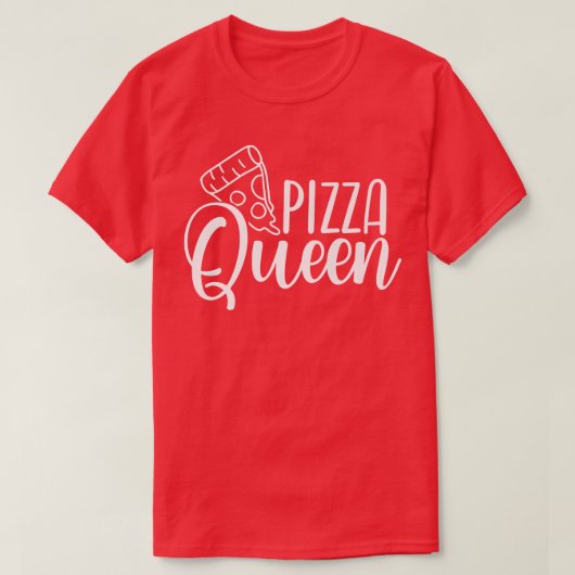 Pizza Queen Pasta Lover Food Lover Feinschmecker D T-Shirt (Design vorne)
