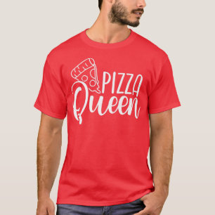 Pizza Queen Pasta Lover Food Lover Feinschmecker D T-Shirt