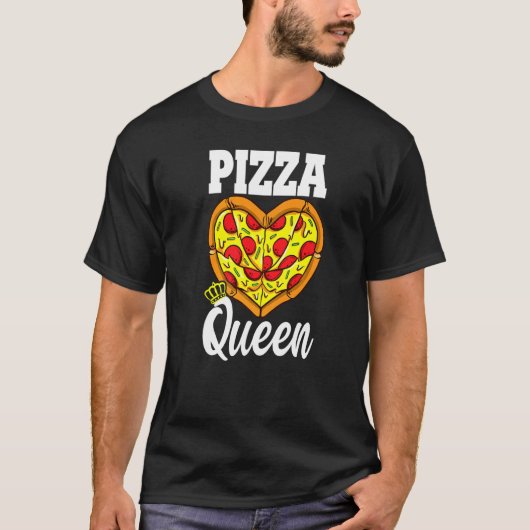 Pizza Queen Pizza Chef T-Shirt (Vorderseite)